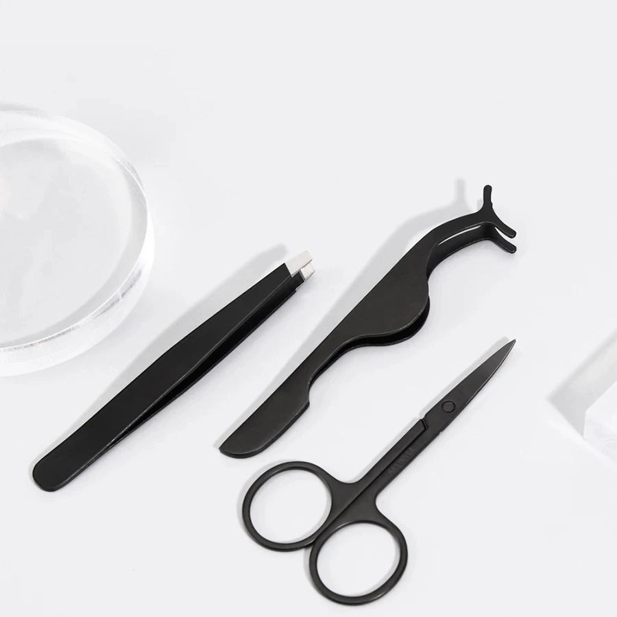 Pinzetten-Set, 3–4 Stück, Premium-Edelstahl-Augenbrauen-Pinzette mit scharfer Spitze für eingewachsene Körper- und Gesichtshaarentfernung – Detail 14