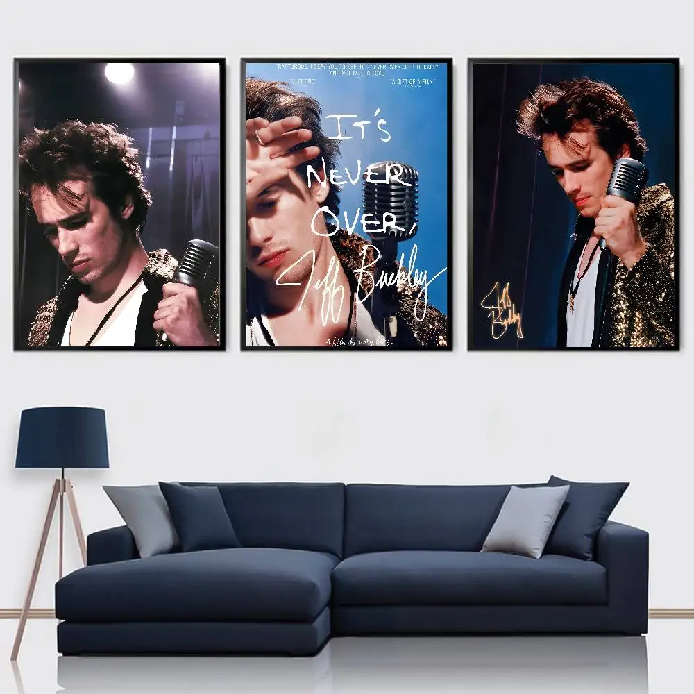 American Singer j-Jeff Buckley High-Quality Posters Aesthetic Wall Painting Stickers For Dormitory And Living Room Decor