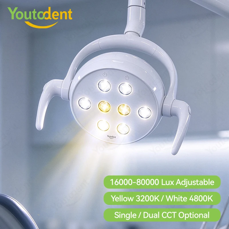 Dental Led Light 8 LED Light Oral Lamp Sensitive LED Lamp For Dentist Chair Device Dentistry Shadowless Lamp