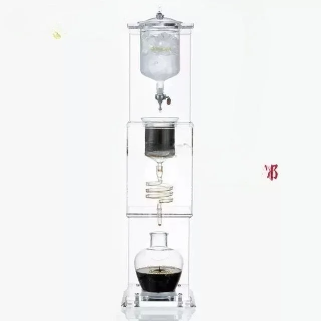 1-6 Ice Drops Ice Coffee Glass Cold Brew Household Drip HandSet, Coffee Pot Ice Brew Japanese Tea Drops
