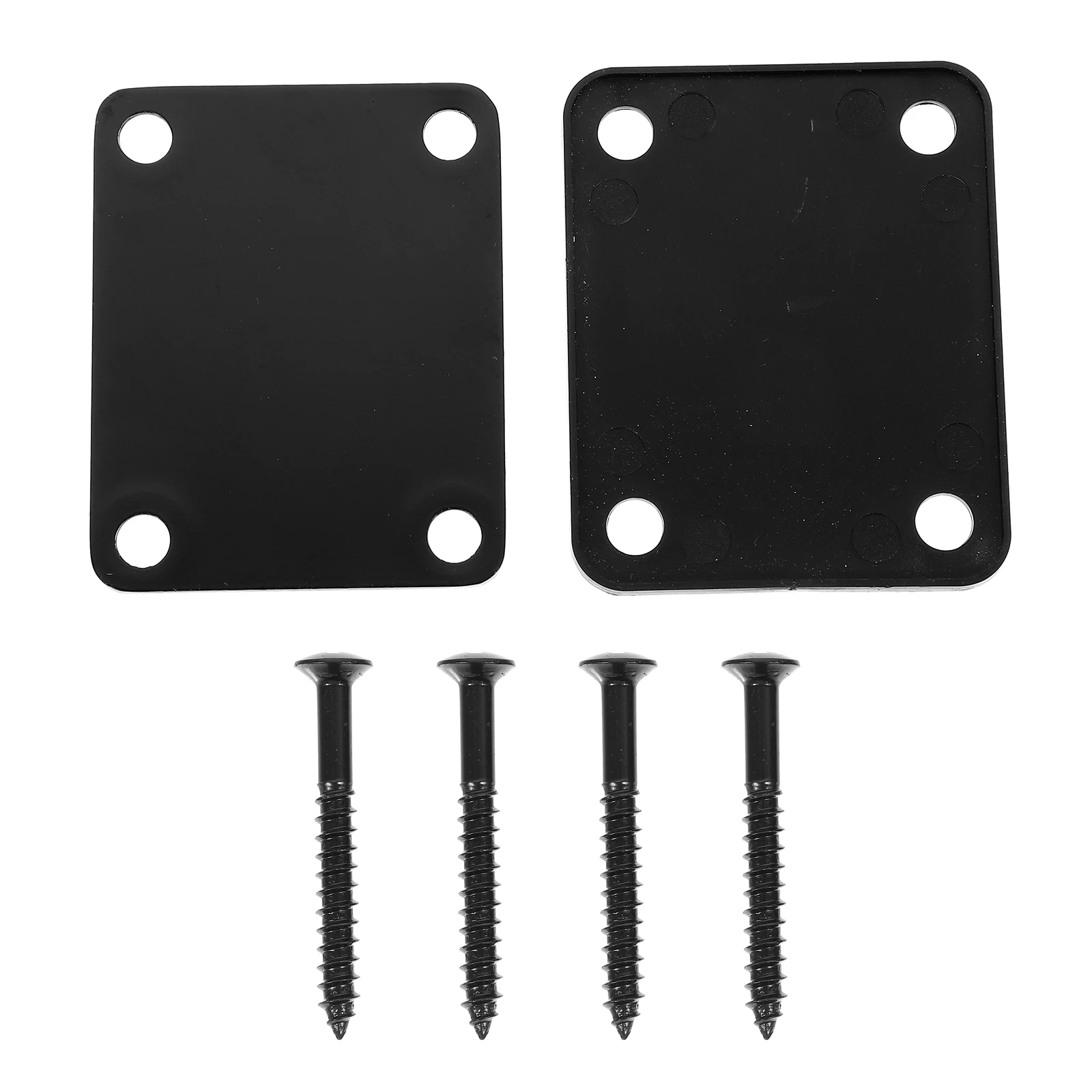

Electric Guitar Neck Connection Board Plate Parts Repair Metal Joint Accessories Bass Plastic Plates Reinforcement