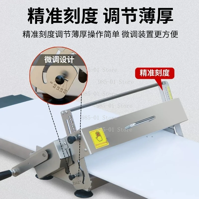 

Desktop Hand Crank Dough Sheeter Manual Pastry Folding Machine for Pizza Croissant Puff Pastry