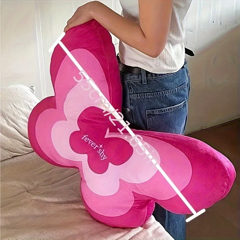 1PC butterfly shaped pillow, sofa decoration, room decoration, photography props, creative gifts, soft and comfortable