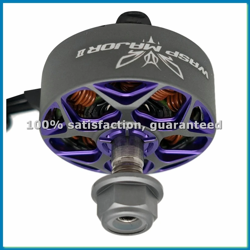 

Бесколлекторный двигатель Wasp Major V2 2100KV, 5-6S, вал 4 мм для 5-дюймовых FPV-дронов, гоночных и фристайл-мультикоптеров - A22U