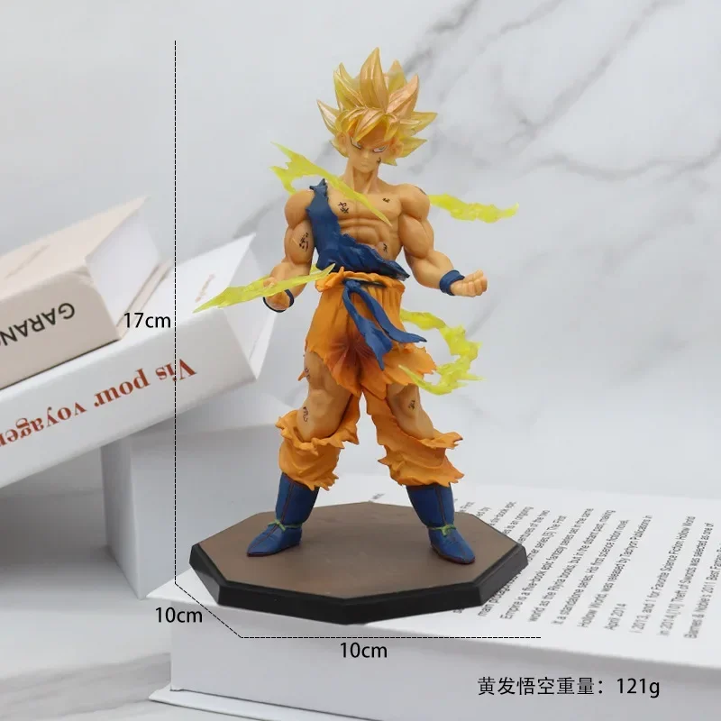 Hot Dragon Ball Son Goku Super Saiyan Anime Figure 16cm Goku DBZ Action Figure Model Gifts Collectible Figurines for Kids image 5