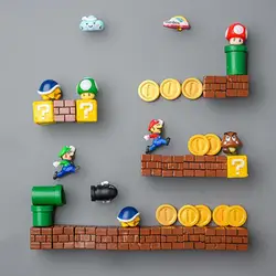 Cute Super Mario Bros. refrigerator magnet refrigerator magnet message sticker adult man girl boy child toy birthday gift