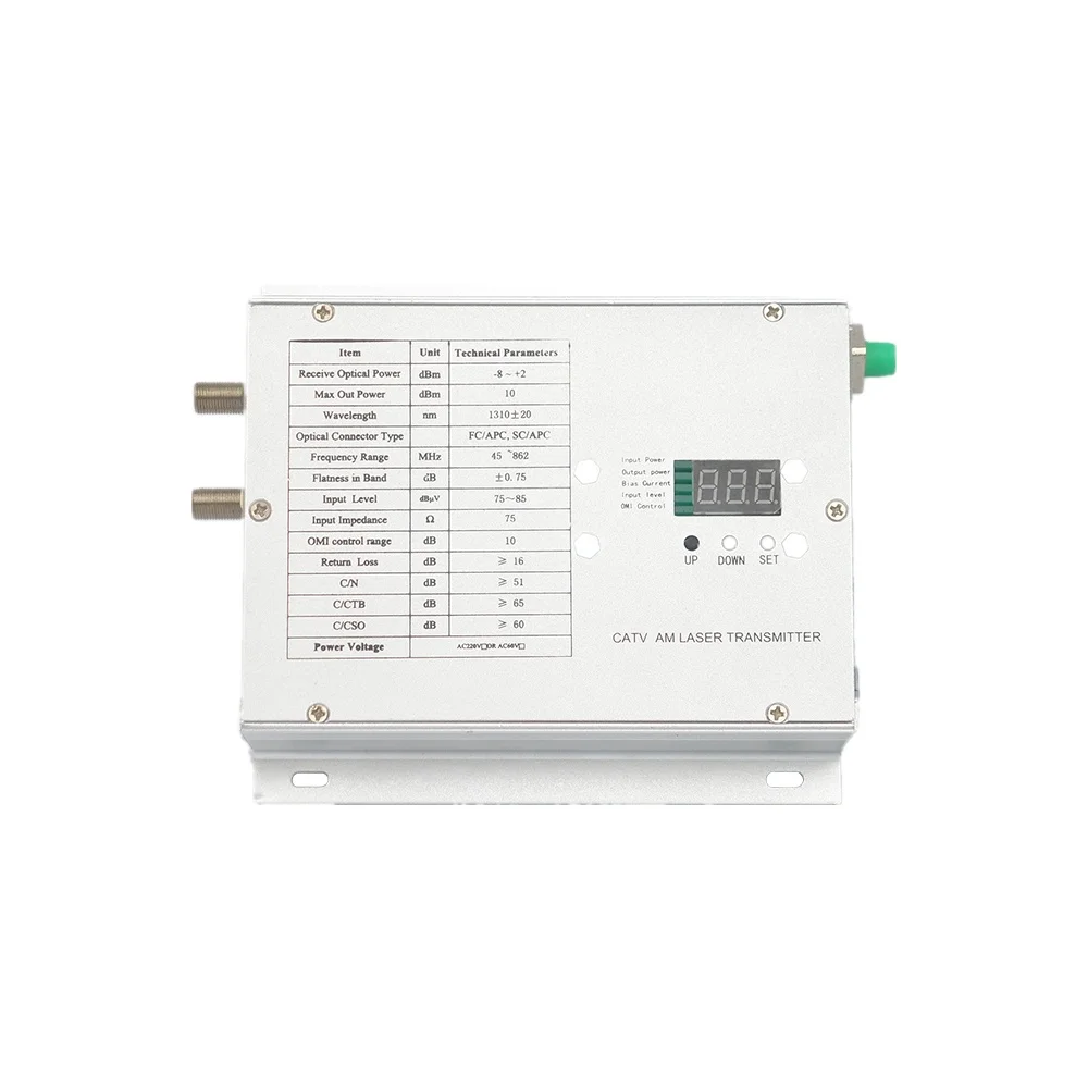 Cable TV radio fre quency Optical Transceiver CATV Cable TV signal Optical Fiber Transmission Transmitter and Receiver