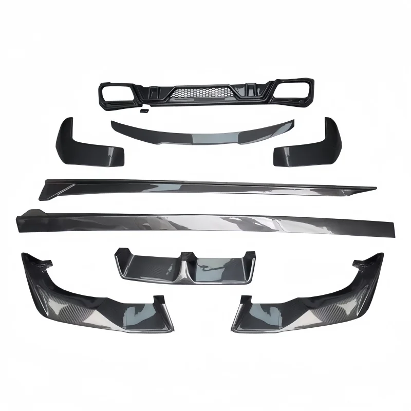 

Подходит для BMW X5 G05 2019-2022 годов, модернизированный и модифицированный комплект обвеса LD из настоящего карбона (малый обвес)