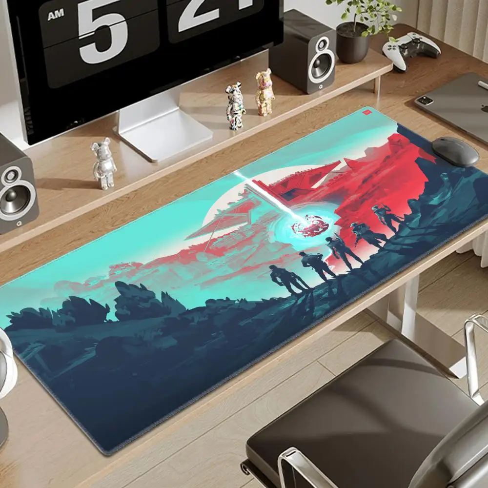 

Valorant Large Mouse Pad Anime Cartoon Deskmat Gaming Mousepad Gamer Desk Protector Pc Accessories Keyboard Mat CuGamer Mousepad