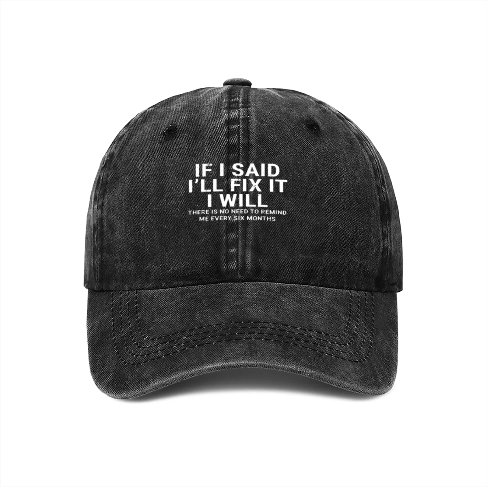 1 Piece if I Say I Can Fix It, I Really Can Fix It - Trucker Hat - Adjustable Quality Hat, Suitable for Outdoor Leisure, Camping, Parties and Daily Wear - Washable Textile Hat