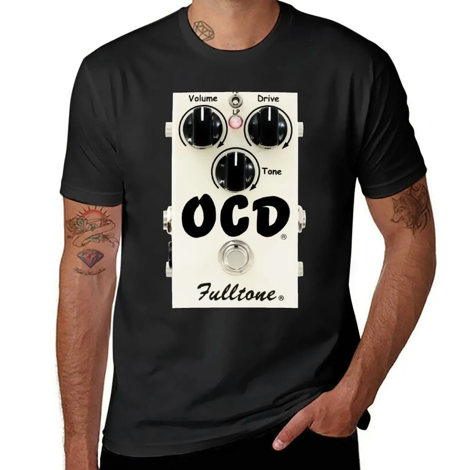 Fulltone OCD Guitar Pedal Overdrive Distortion T-Shirt boys whites korean fashion heavy weight t shirts for men