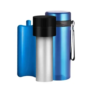 Portable Outdoor Refrigerator LCD Bottle with Isolated Cup, Medicine and Refrigerator Drink, Refrigerator Drug, Mini Vacuum, 900ml 10 Main Sales Kitchen Refrigerator - №5