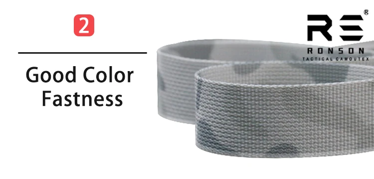 MCAP Alphine Tarnmuster Hochfestes 25mm Breites Gurtband Bedrucktes Polyester-Gurtband Langlebig für Taktische Ausrüstung Taschen Rucksäcke – Detail 7