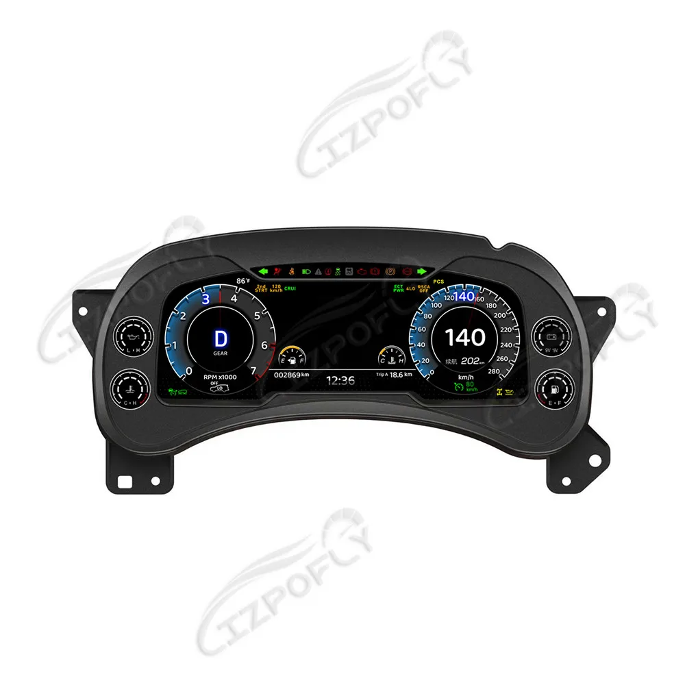 

Car Dashboard For Cadillac Escalade/Chevrolet Tahoe/GMC Yukon 2001-2007 LCD Speedometer Digital Cluster Virtual Cockpit Panel