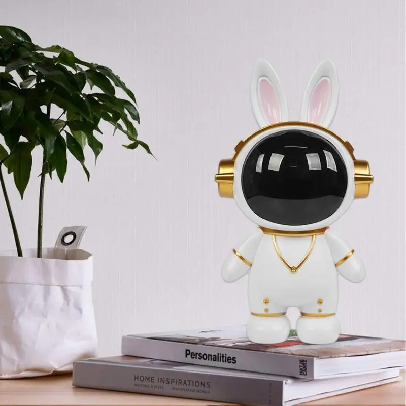 Rabbit Astronaut Money Banks Coin Box Banks For Money Portable And Decorative Astronaut Coin Bank Money Saver Storage Box For