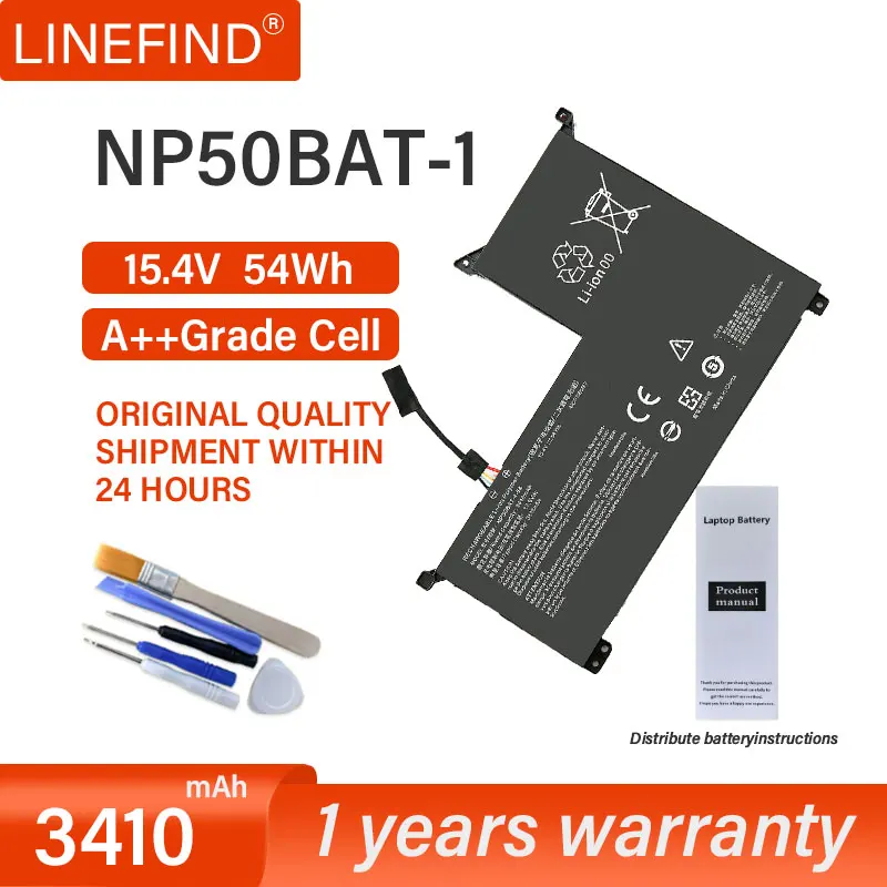 NP50BAT-4-54 6-87Interim PSKS-53G00 Batterie D'ordinateur Portable Pour Clevo NP70 JiangXin X17 AT22 JiangXin X15 XS22 XS2021 Hasee T8-DA7NP i7