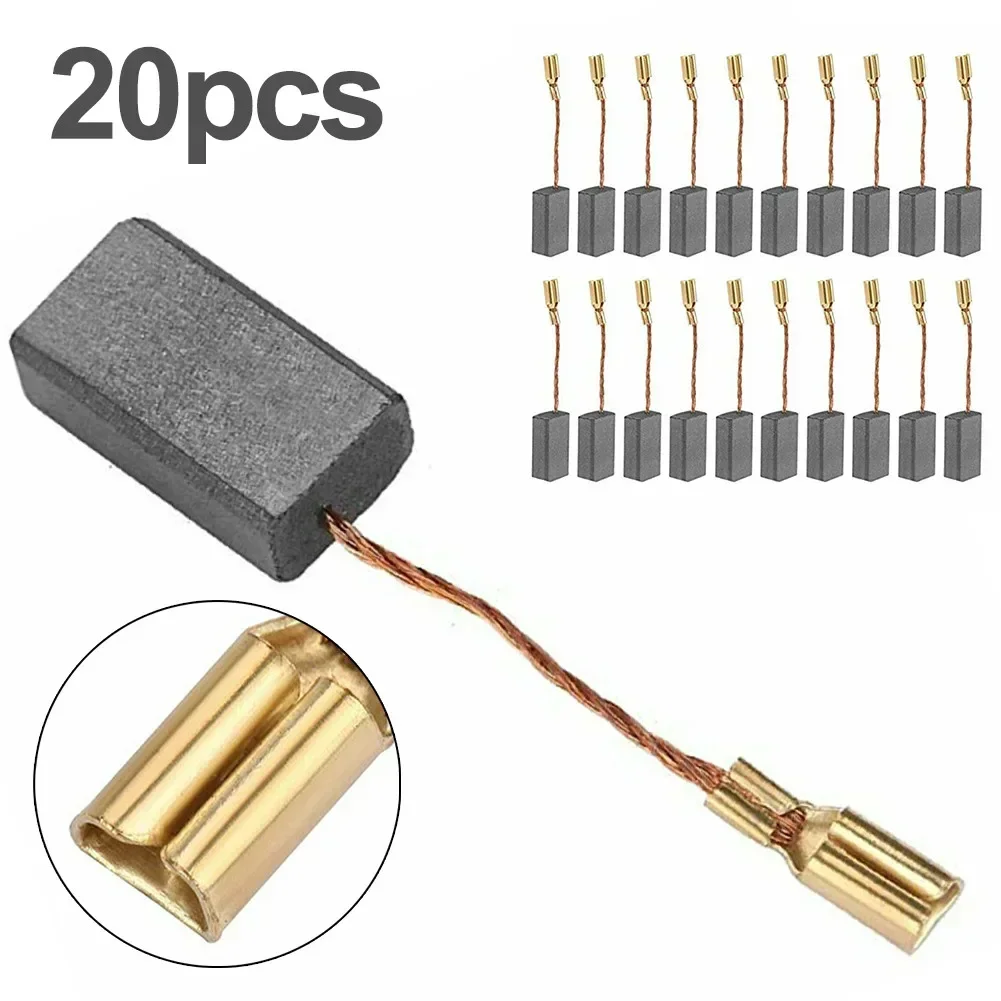 

Eeatop 20PCS Carbon Brushes For Motor Bosch Angle Grinder 15mm X 8mm X 5mm Carbon Motor Brush Power Tool Accessories