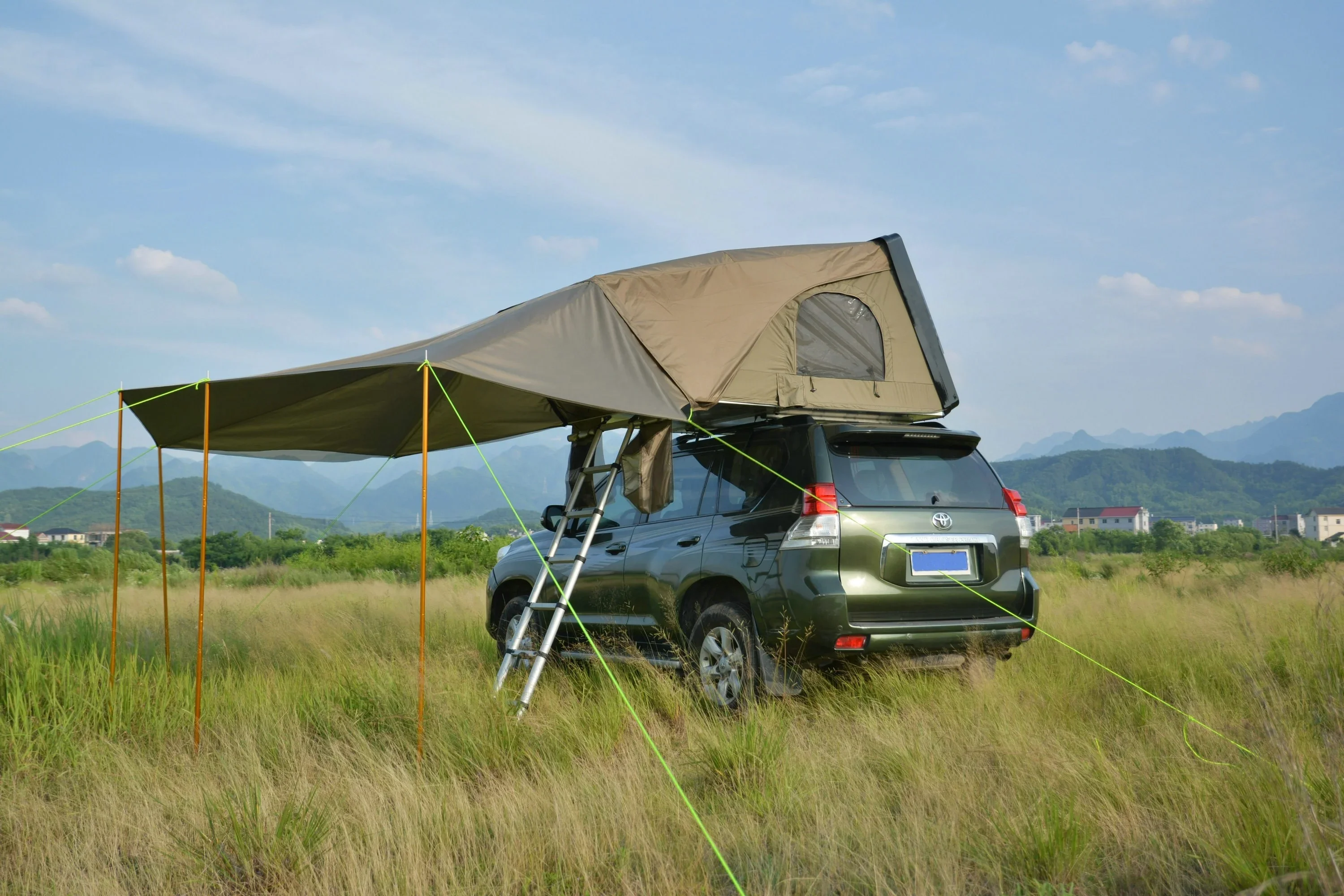 Tenda laterale retrattile per tenda da tetto per auto impermeabile di nuovo design per JWL-002