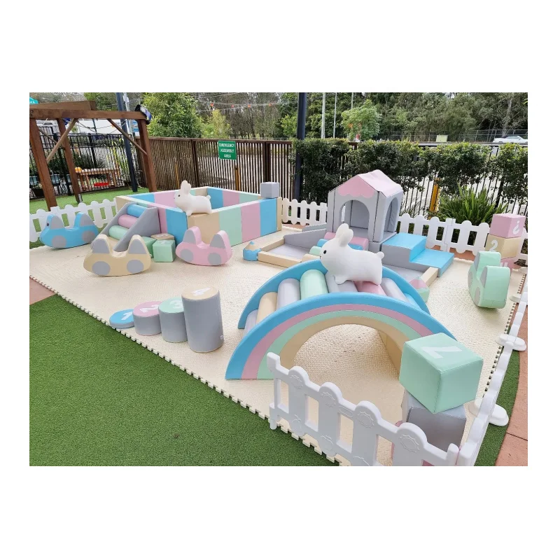 Cheap Soft Play Equipment Indoor Playground Equipment Kids Indoor pink Soft Play Equipment Set for Playground
