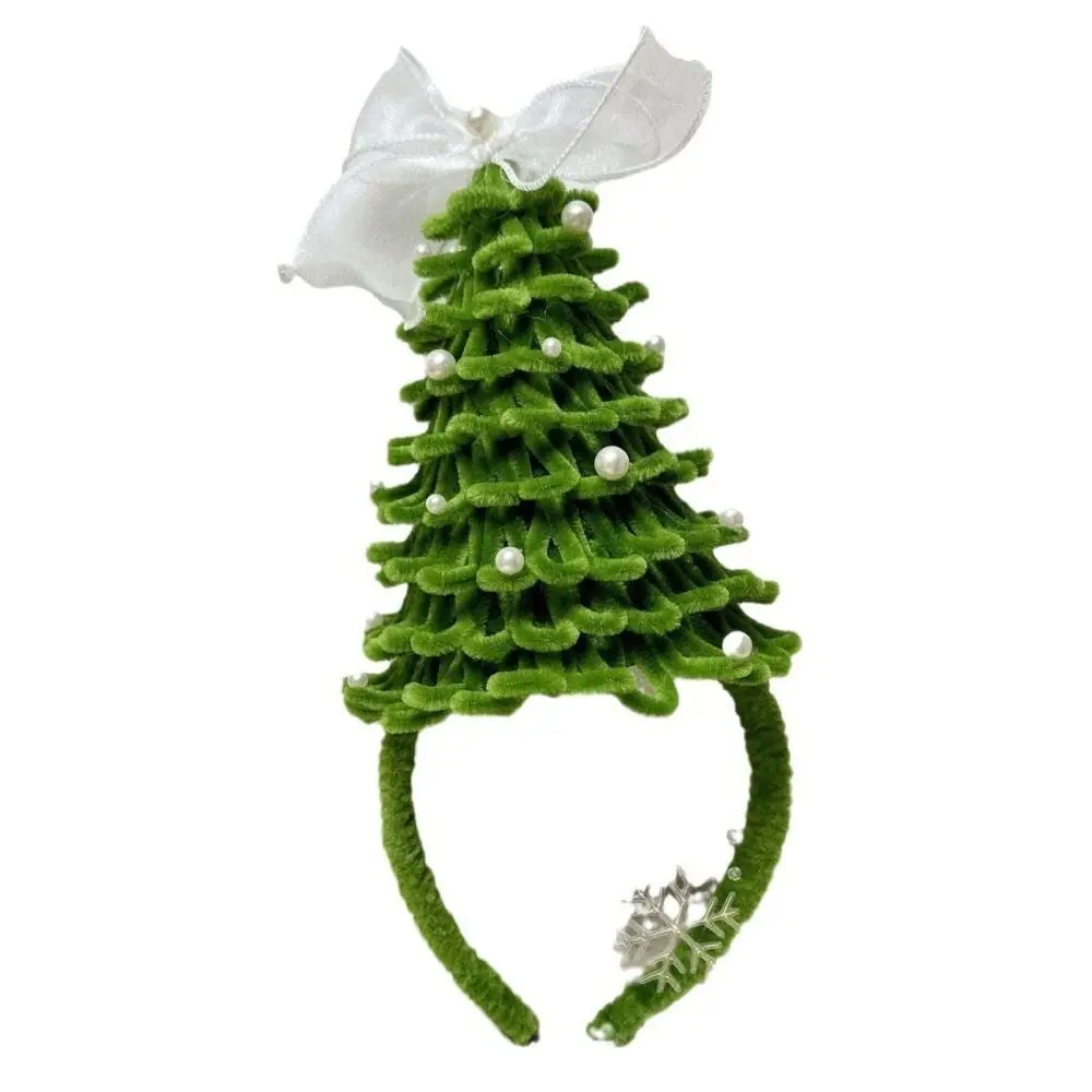 Christmas Tree Twisting Stick Headband Material Face Washing Funny Xmas Tree Material Pack Headwear Cute