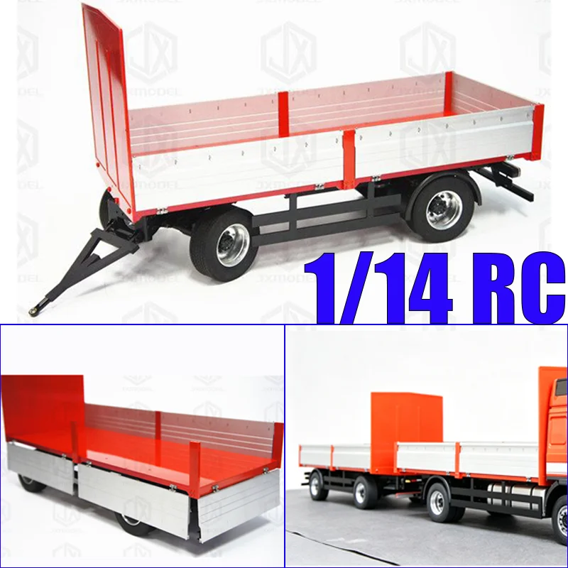 Metal Fully Trailer Truck KIT for 1/14 RC Truck for JXmodel for MAN F2000 Car