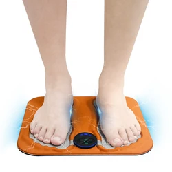 3D Foot Massager Pad–Foldable Electric Feet And With 6 Modes And 15 Intensity Levels For Muscle Relaxation, Comfortable Silvery