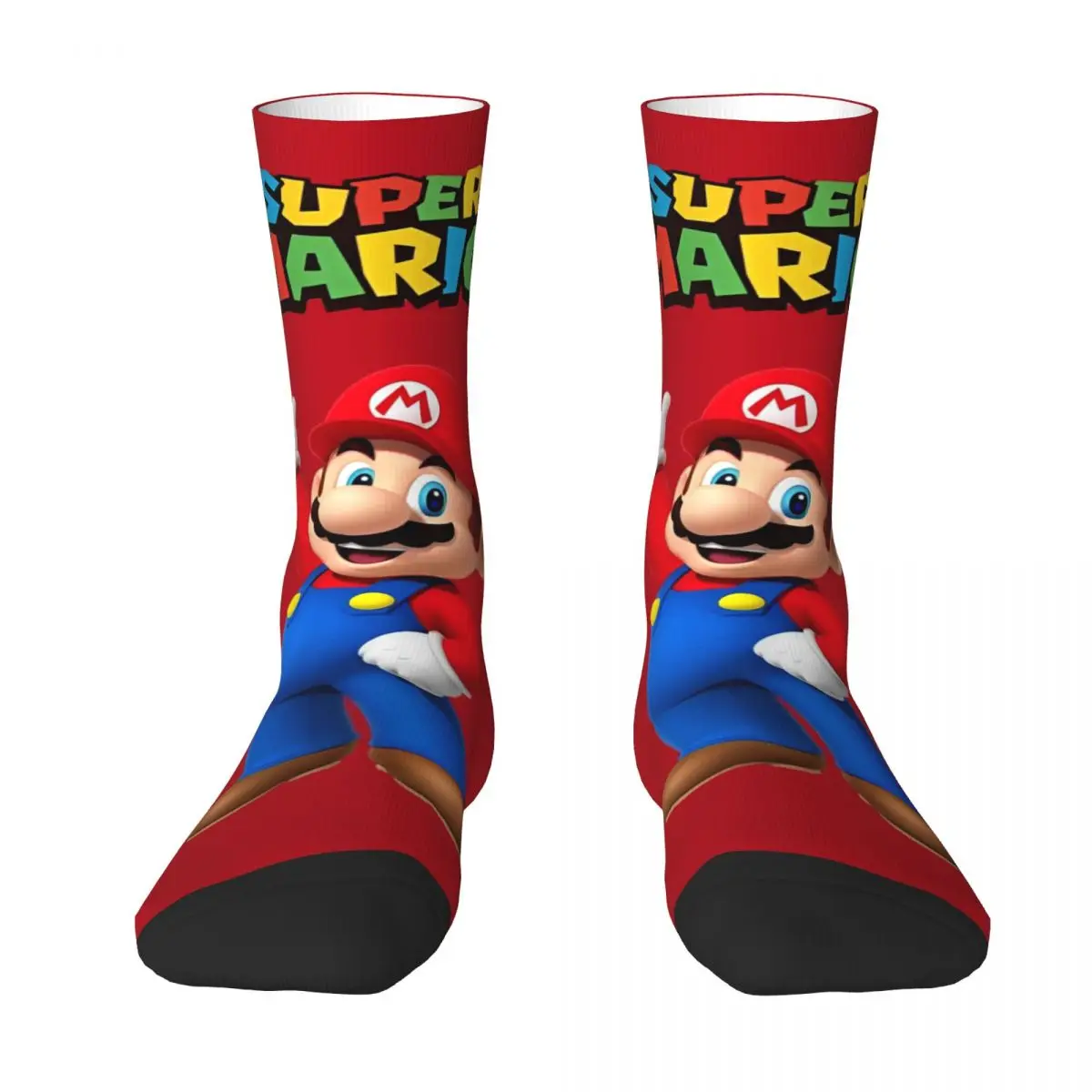 Super Mario Socks Elegant Stockings Unisex Men High Quality Running Sports Socks Autumn Design Anti Bacterial Socks