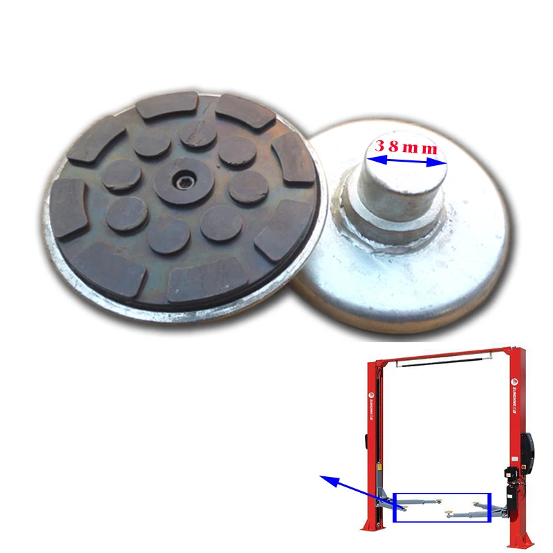 1Pcs Round iron tray rubber arm pad for automobile elevator rubber arm pad for automobile elevator elevator accessories