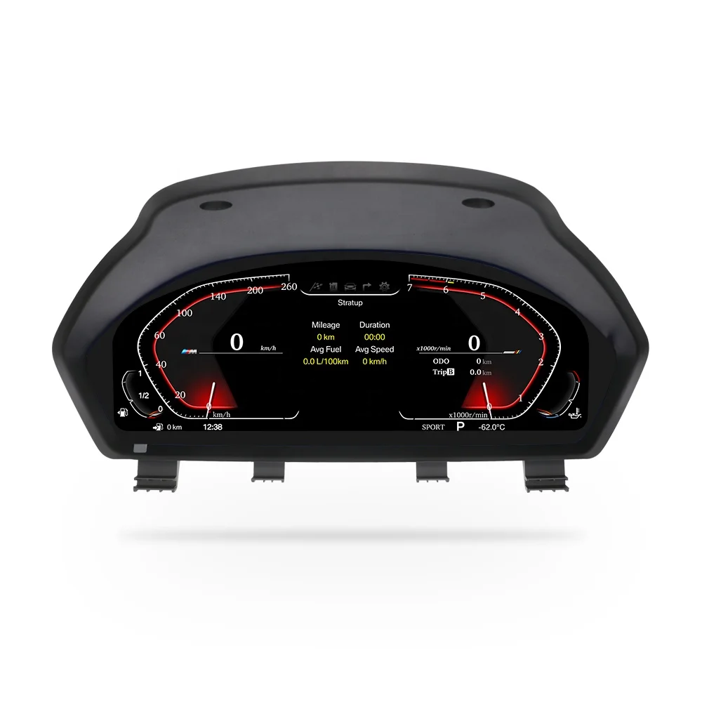 12.3 بوصة IPS عداد السرعة الرقمي أداة جديدة لوحة القيادة عرض العنقودية ل BW 3 E30 2013-2018 LCD لوحة العدادات