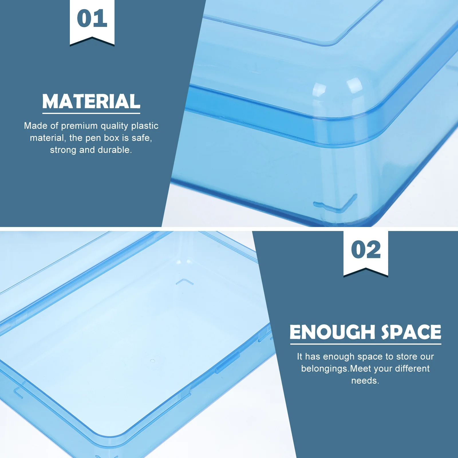 1 шт. пластиковый пенал большой емкости штабелируемый органайзер для канцелярских принадлежностей для школьников держатель для хранения ручек и карандашей
