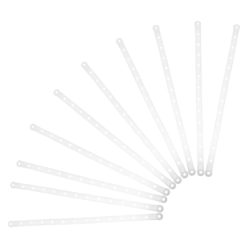 

10 Pcs Hanger Connection Strip Apparel Stable Plastic Heavy Weight Display Strips Coat Hangers