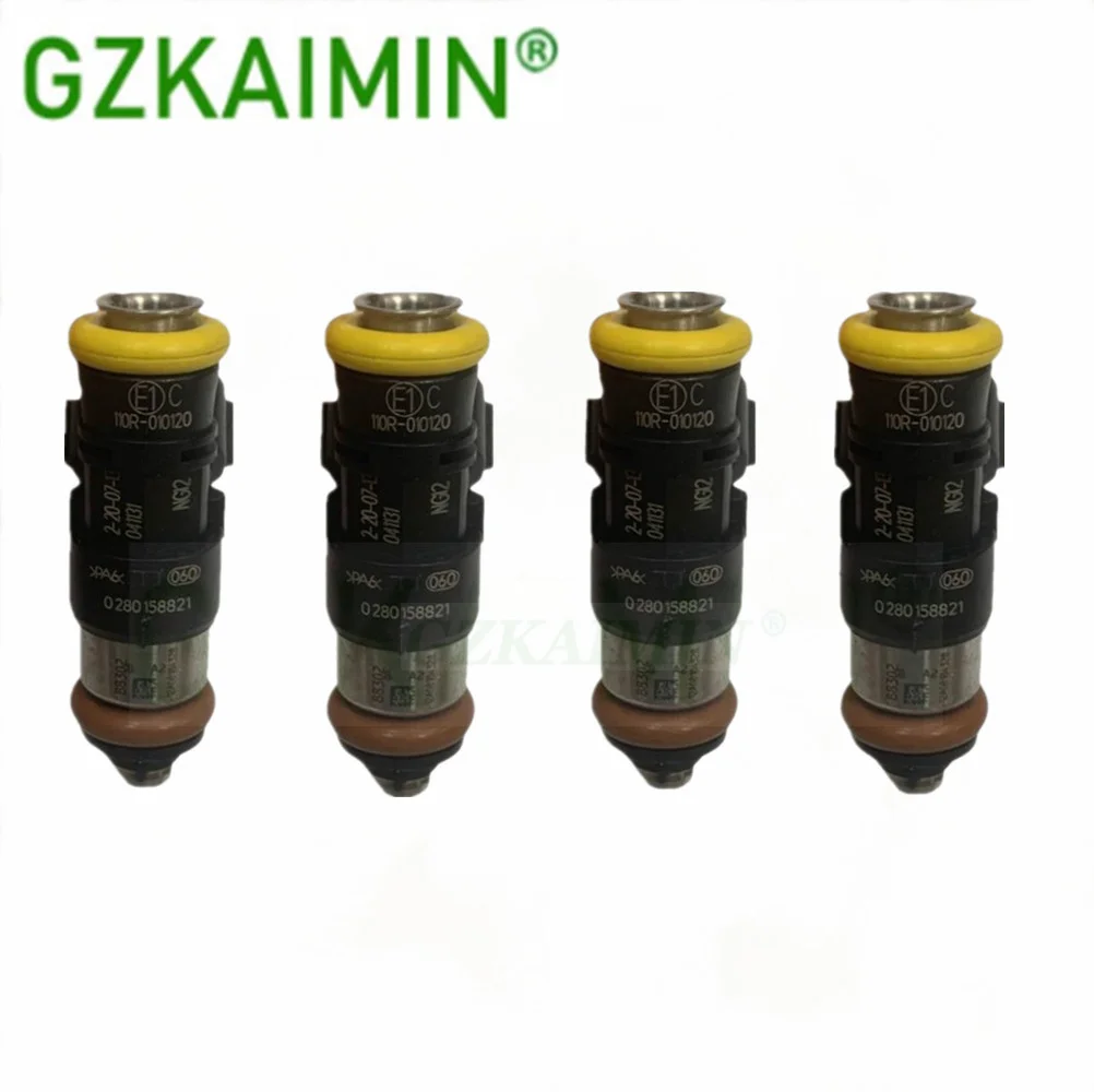 

4Pcs Fuel Injector Nozzle OEM 0280158821 FOR HONDA C-IVIC A-cura TSX K24 2.4L