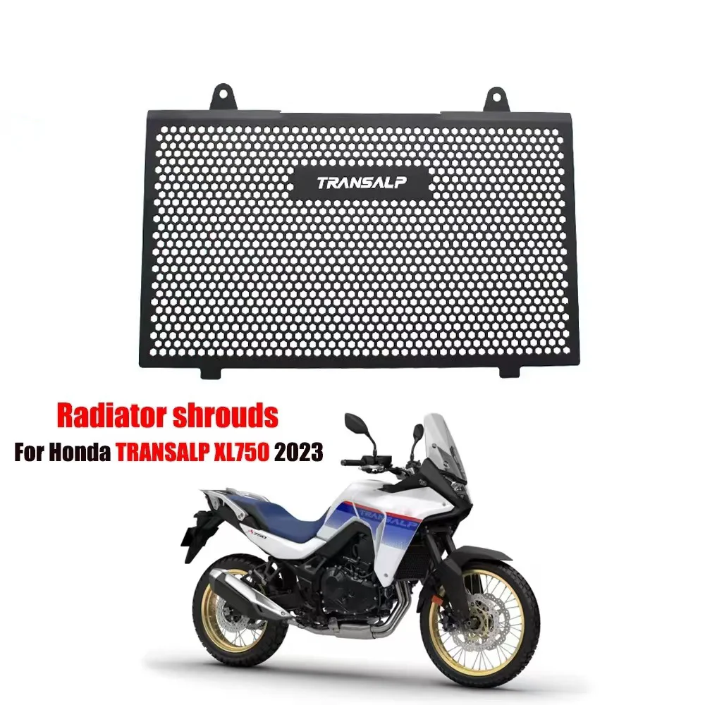 Suitable for Honda TRANSALP XL750 2023 modified water tank net shield radiator water cooling protective net shield accessories