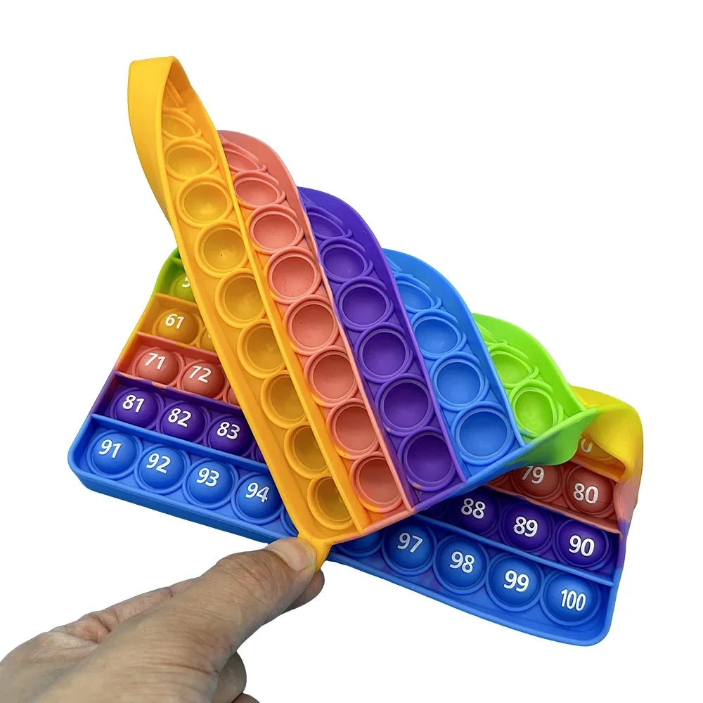Montessori Learn 1-100 Numbers Figures Counting Math Games Math Teaching Manipulatives Educational Toys for School Kids