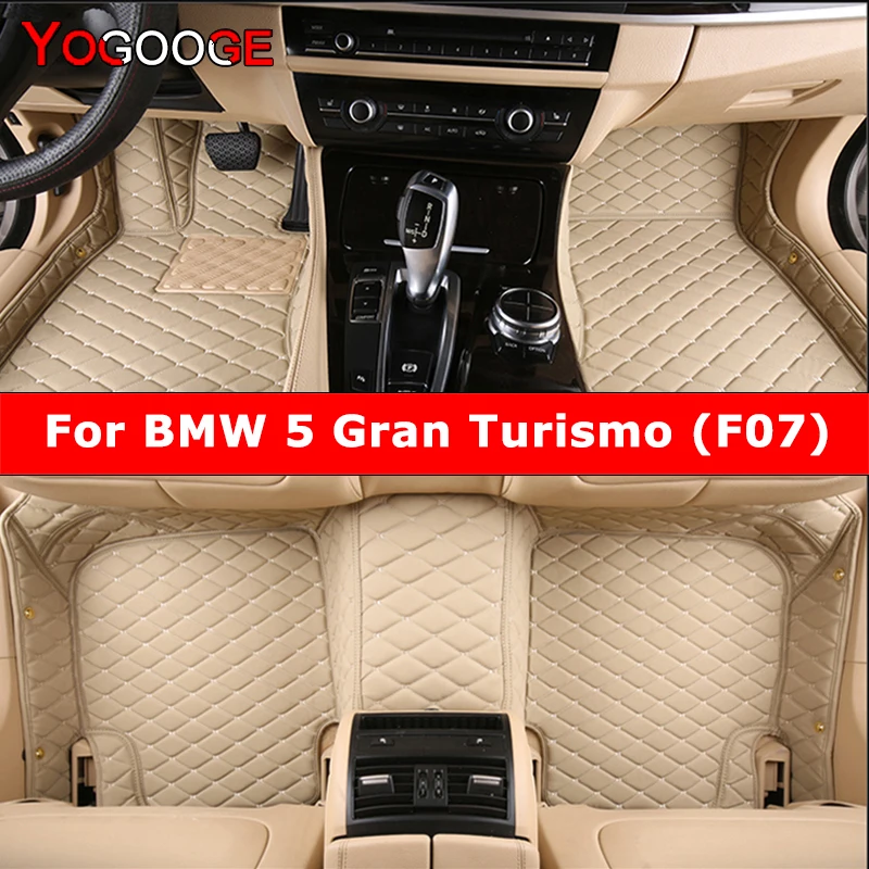 YOGOOGE Custom Car Floor Mats For BMW 5GT Gran Turismo F07 2009-2017 Auto Carpets Foot Coche Accessorie
