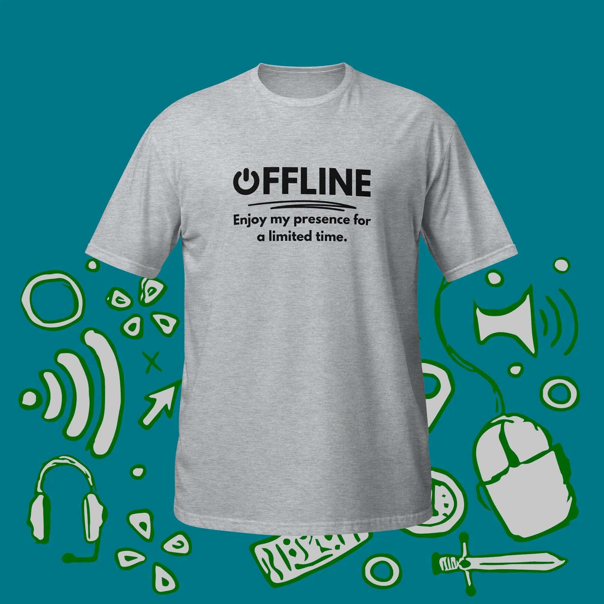 

Футболка для геймеров, автономный хардкор, одежда для геймеров, одежда для любителей игры, виртуальный мир, модные Поклонники