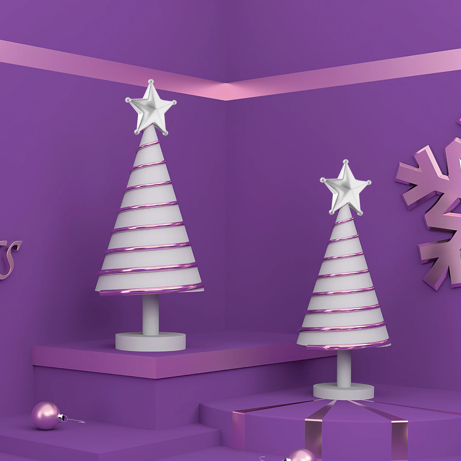 

50pcs Mini 2cm Hole Stars Christmas Tree Topper naments Home Office Decor Hanging Stars Bulk Toppers DIY Party Accessories