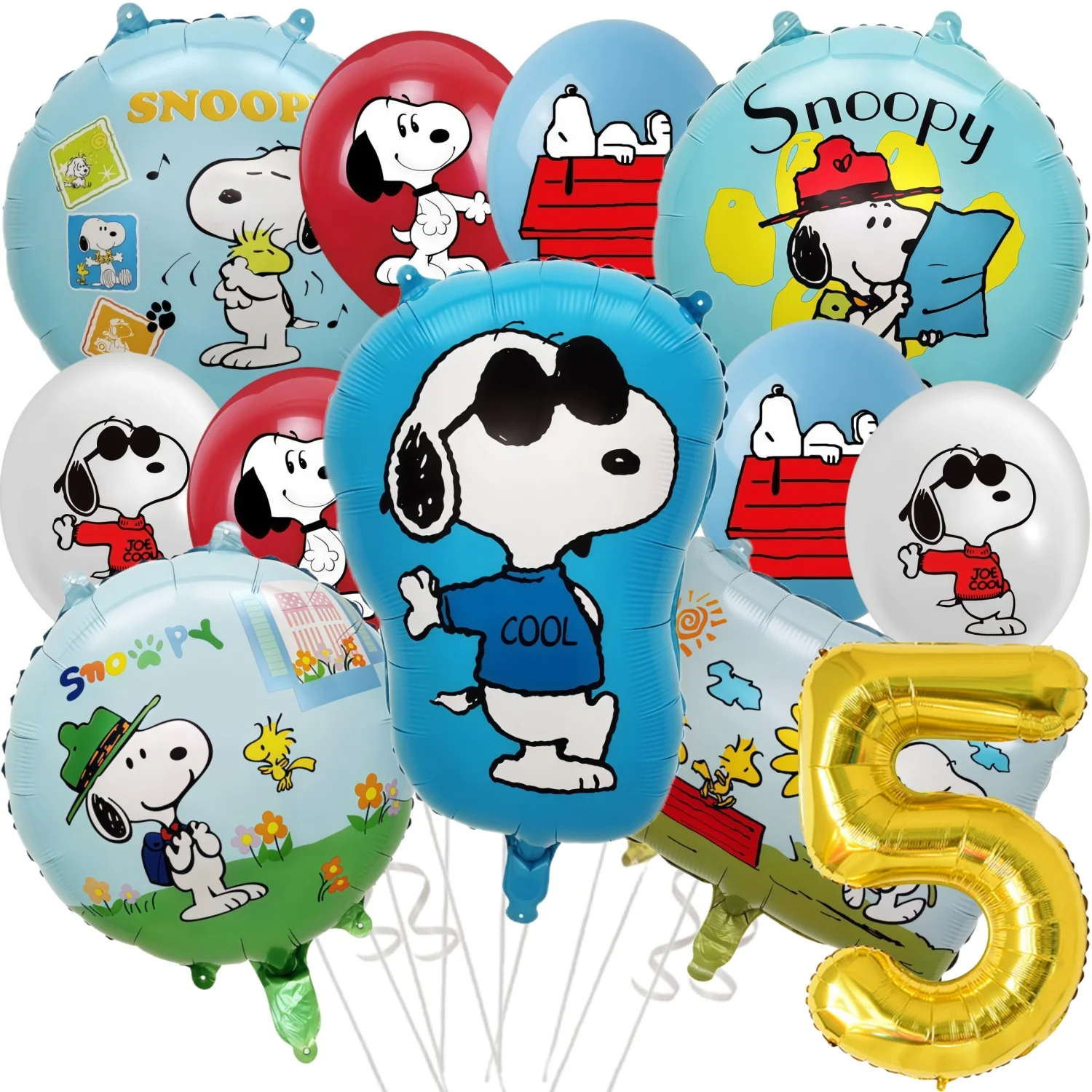 Birthday Snoopy Decoration Disposable Tableware Snoopy Tablecloth Plate Cup Napkin Baby Shower Snoopy Party Girl Party Favors - Image 3