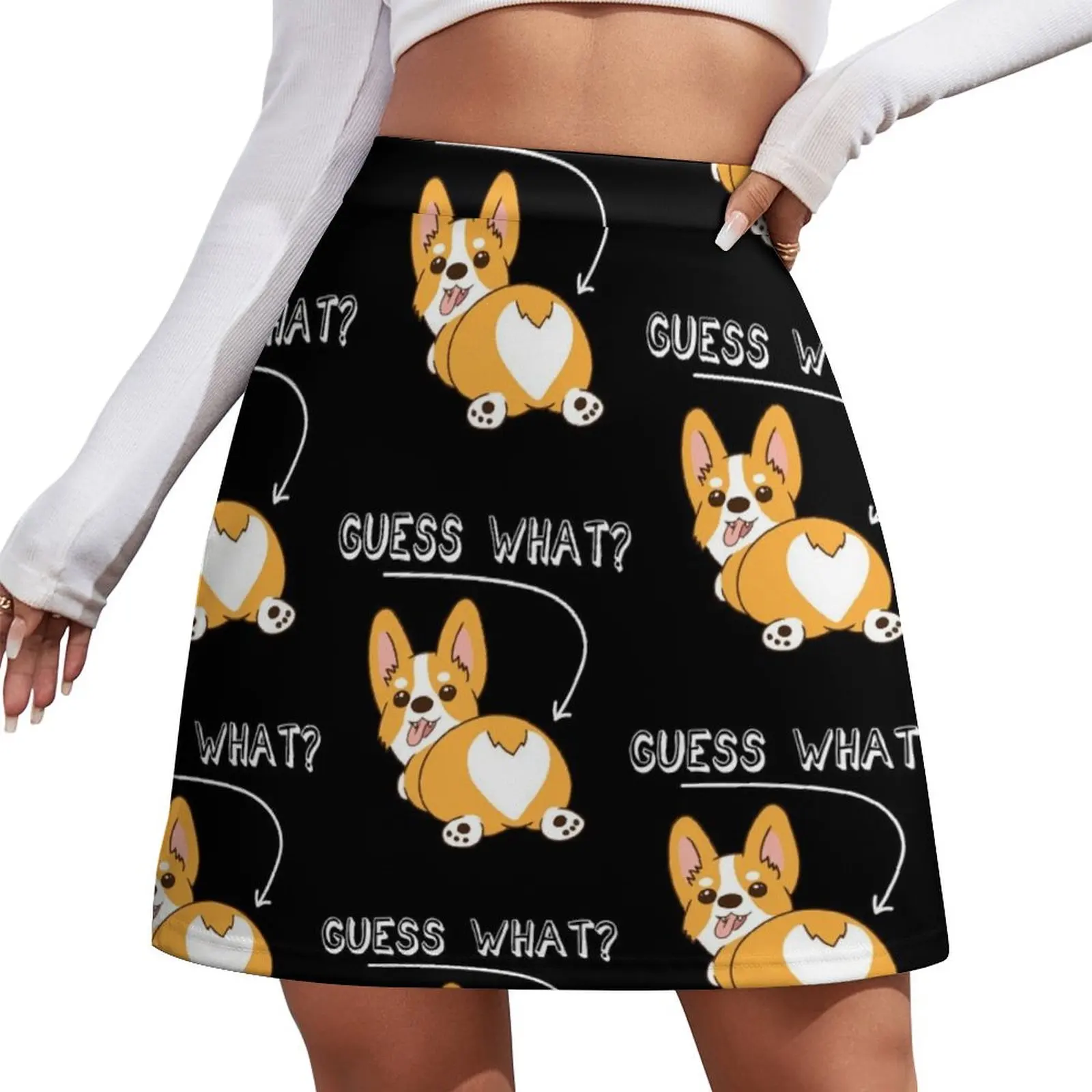 

Corgi Mini Skirt Women's summer dress women's golf wear summer midi skirt for women