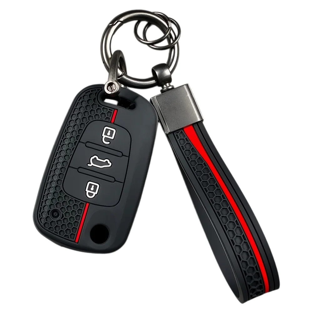 3 Buttons Remote Car Key Shell Fob Fit for Hyundai Solaris Accent Tucson L10 L20 L30 IX35 Kia K2 K5 Rio Ceed Key Case