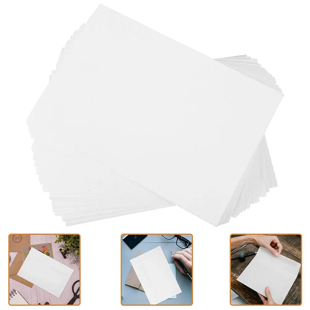 60Pcs A4 Wedding Invitation Envelopes Self Seal Adhesive Printable Envelopes Greeting Cards Photo Mailers Kraft