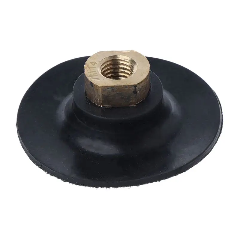 Almohadilla respaldo A2UD, 4'', M14, para amoladora baldosas hormigón, Flexible