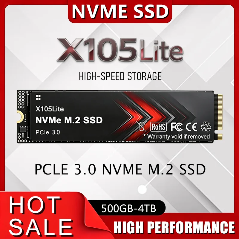 NEW X105Lite NVME SSD M2 NVMe Portable Hard Drive Solid State Disk PCIE3.0 High Speed 500GB 1TB 2TB 4TB for Laptop Desktop