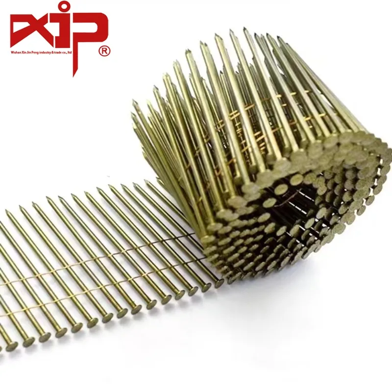 

130mm 15 Degree Wire Weld Coil Collated Siding and Fencing Coil Nails for Rough Nailing of Lathing and Sheathing Materials