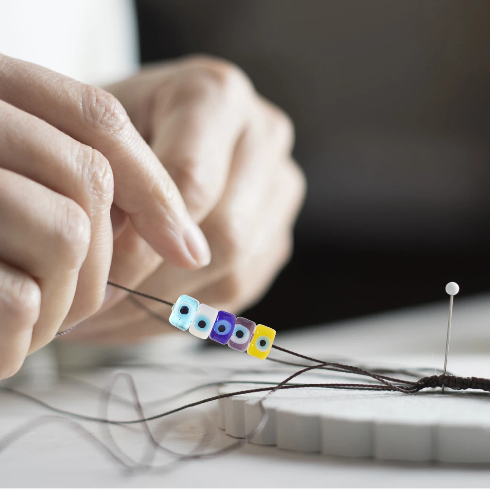 

10Pcs DIY Glass Beads Loose Spacer Beads for Jewelry Making Craft Kits Creative Home Decoration Gift for Makers