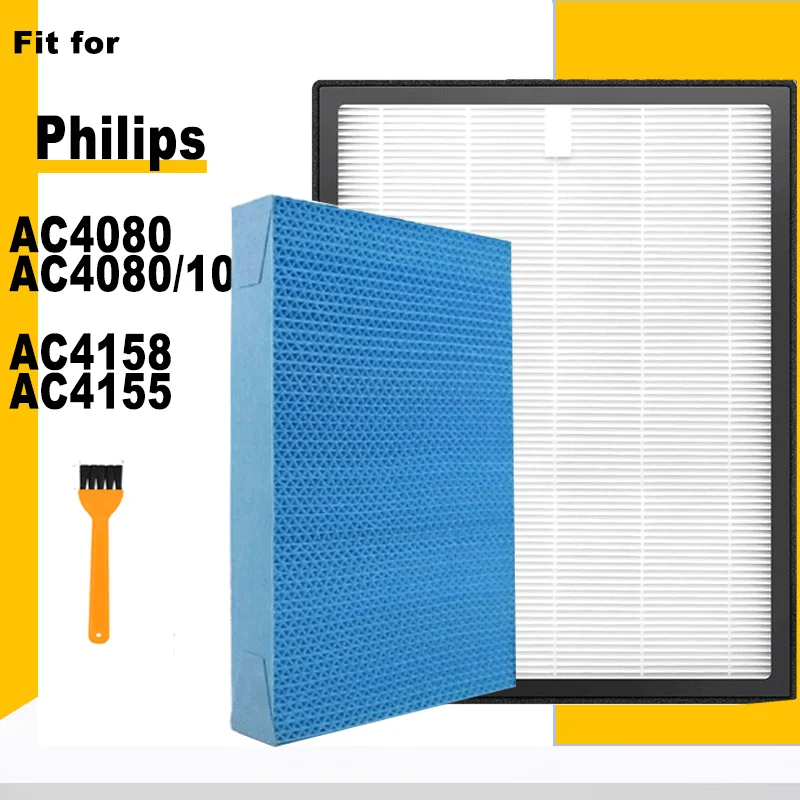 Filtro de carbón activado combinado Hepa AC4158 AC4155 para purificador de aire Philips AC4080 AC4080/10
