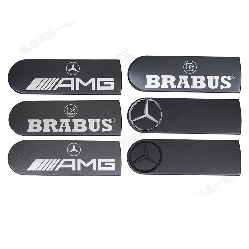 Black Soft Rubber Sticker 3D Star Badge for Mercedes Benz W463 G500 G550 G55 G63 Car Trunk Spare Tire Shiled Cover Shade Logo