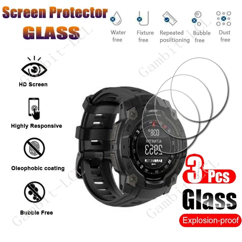 3PCS Tempered Glass…