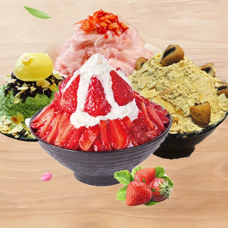 High Quality Snowflake Shaved Ice Traditional Dessert Snowflake Ice Maker Electric Ice Breaker 220V