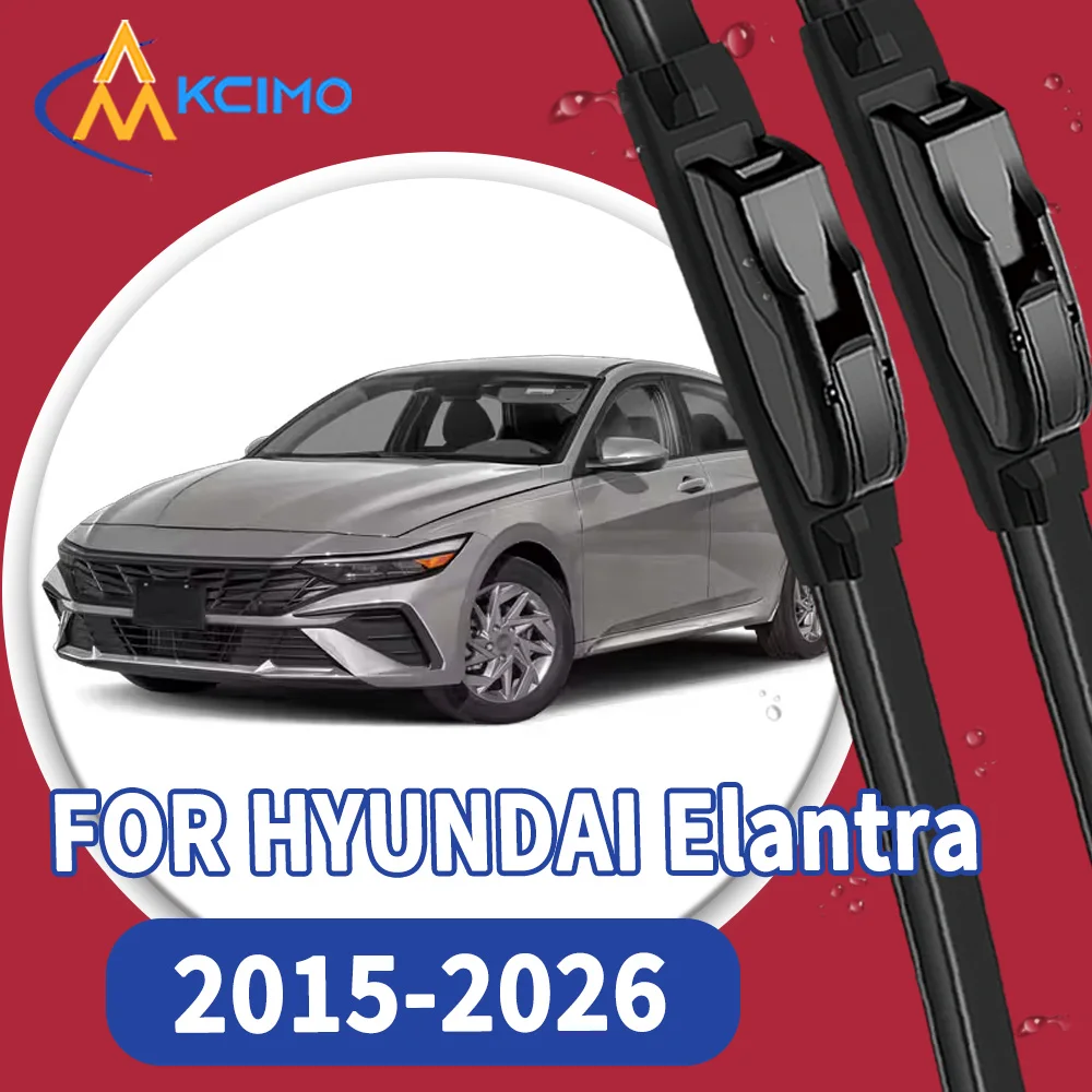 

High Quality 2pcs Windscreen Car Rain Brush Front Windshield Auto Wipers Perfect Fit for HYUNDAI Elantra vi saloon 2015-2026